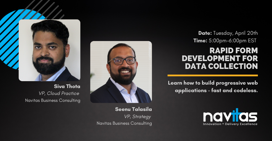 Save the Date for Navitas Presents: Rapid Form Development for Data Collection